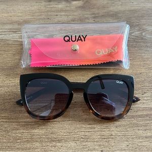 Quay Noosa Sunglasses Black Tort/Brown Polarized NWOT